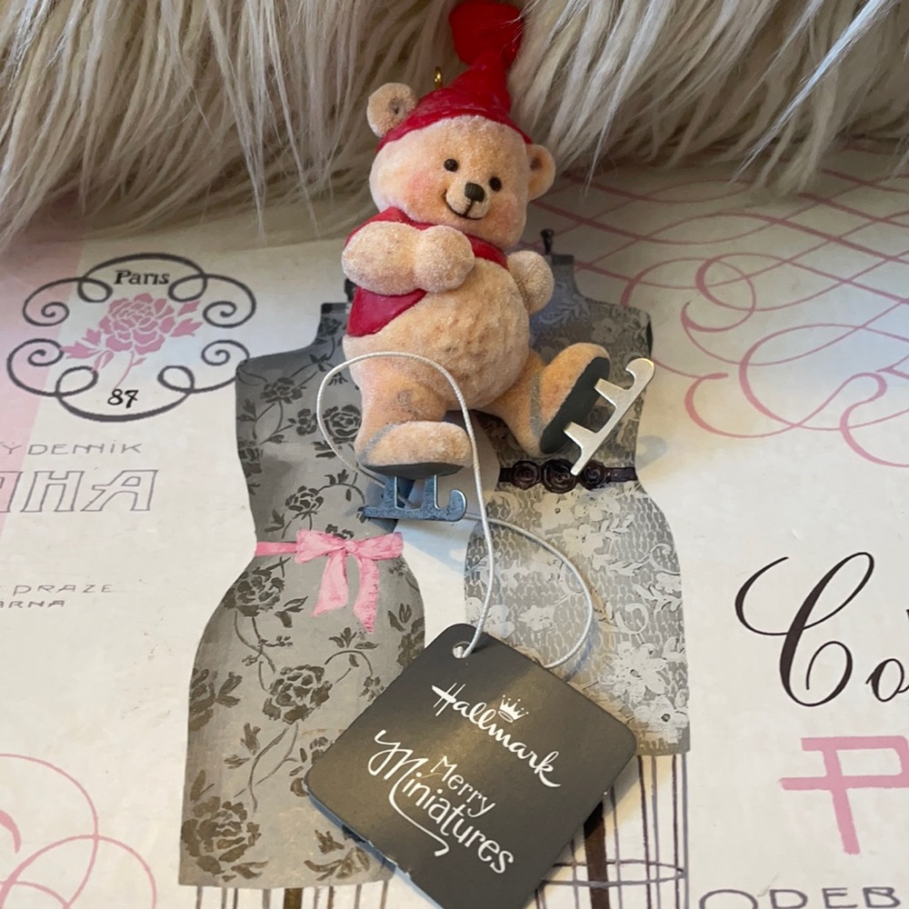 Cant wait to skate hallmark bear 🐻 ornament